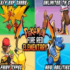Pokemon Fire Red Elementary ROM