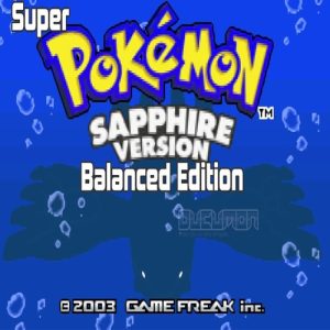 Super Pokemon Sapphire Balanced Edition ROM